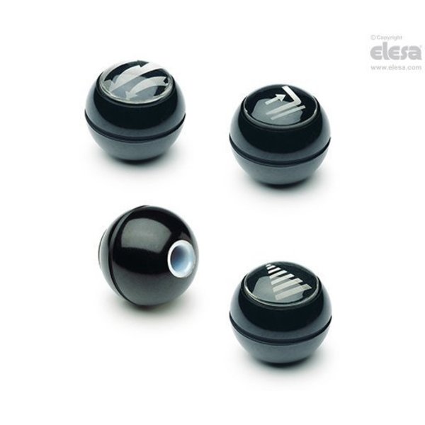 Elesa Spherical knobs, SH.45 N-14 SH.N